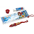 Angry Birds Weiche Zahnbürste mit Kappe + Zahnpasta 24 g + Etui, für Kinder Reiseset