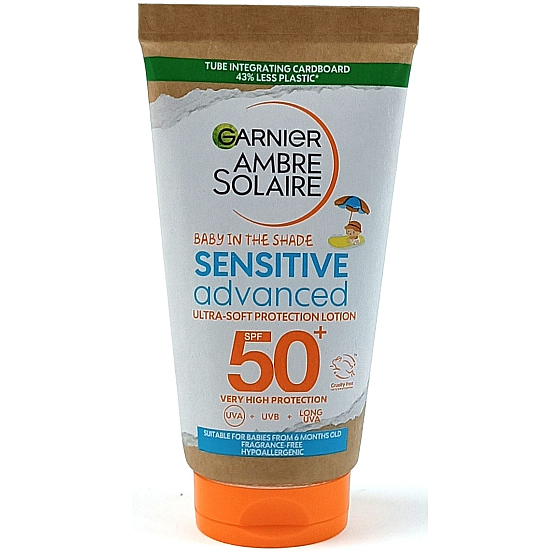Garnier Ambre Solaire Baby Sensitive Advanced SPF50 Sonnenschutzmittel für Kinder 50 ml