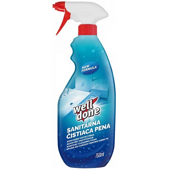 Well Done Sanitär-Reinigungsschaum 750 ml Sprühflasche