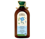 Green Pharmacy Shampoo mit Kamille- und Leinsamenöl für coloriertes und gesträhntes Haar 350 ml