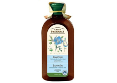 Green Pharmacy Shampoo mit Kamille- und Leinsamenöl für coloriertes und gesträhntes Haar 350 ml