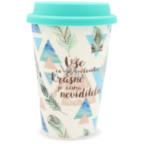 Nekupto Be unique To Go Reisebecher Feder 350 ml