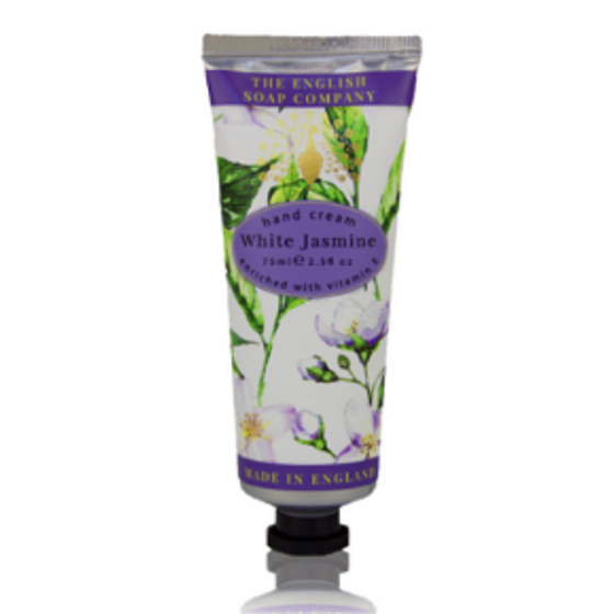 English Soap White Jasmine Handcreme mit Vitamin E und Bienenwachs 75 ml
