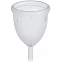 LadyCup Menstruationstasse transparente, kleine S + Milton Sterilisationstabletten