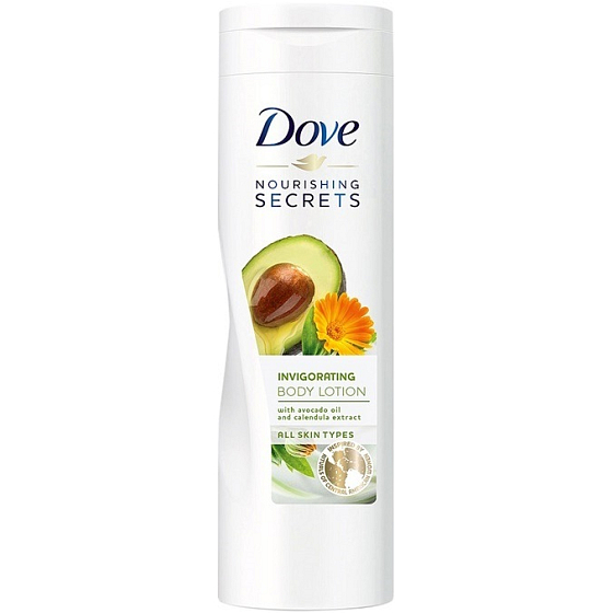 Dove Nourishing Secrets Stimulierendes Ritual Avocadoöl + Ringelblumenextrakt Körperlotion 400 ml