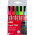 Apli Flüssigkreide Kreidemarker runde Spitze 5,5 mm 5 Stück, Set