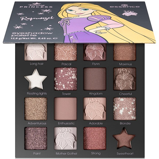 Essence Disney Prinzessin Rapunzel Lidschatten Palette 12,8 g