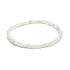 Mondstein weiß Armband elastisch Naturstein, Kugel 4 mm / 16-17 cm, Stein des Schicksals