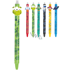 Colorino Gummierter Stift Space Life st.grün, blau Füllung 0,5 mm