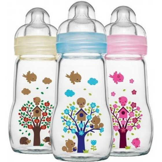 Mam Feel Good Glasflasche 2+ Monate 260 ml verschiedene Typen