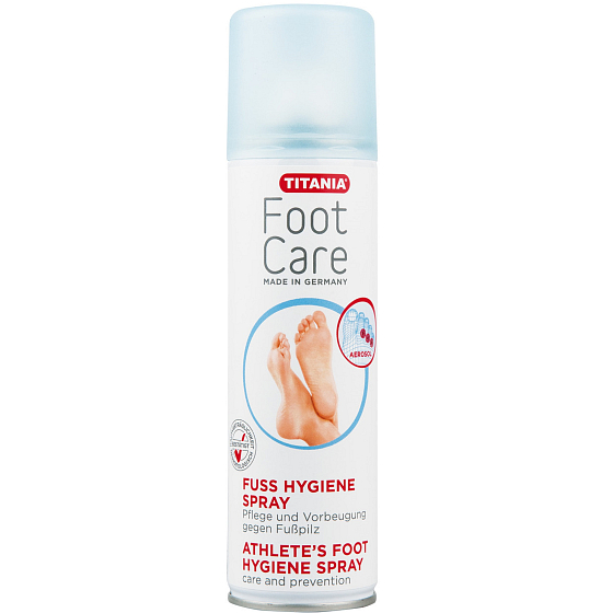 Titania Foot Care hygienisches Deodorant Fußspray 200 ml