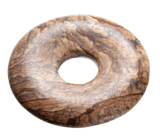 Jaspis Bild Donut Naturstein 30 mm, Stein der positiven Energie