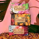English Soap Rhubarb & Coconut - Rhabarber und Kokosnuss natürliche parfümierte Toilettenseife mit Sheabutter 190 g