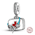 Charme Sterling Silber 925 Arzt Erste-Hilfe-Kit und Stethoskop, Anhänger am Armband Job