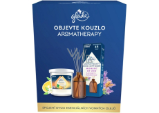 GLADE Aromatherapy Geschenkeset (Kerze 170 g + Duftstäbchen 80 ml)