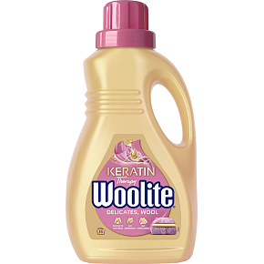 Woolite Keratin Therapy Waschgel für feine und wollene Wäsche 15 Waschladungen, 0,9L