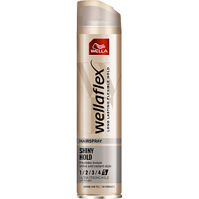 Wellaflex Haarspray Shiny Hold (5), 250 ml