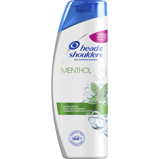 Head & Shoulders Cool Menthol Shampoo gegen Schuppen, 400 ml