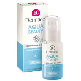 Dermacol Aqua Beauty Feuchtigkeitsgel-Creme für die Tages- und Nachtpflege 50 ml