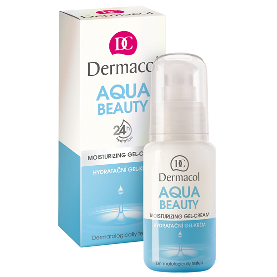 Dermacol Aqua Beauty Feuchtigkeitsgel-Creme für die Tages- und Nachtpflege 50 ml