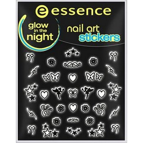 Essence Nail Art Sticker Nagelaufkleber 12 Glow In The Night 1 Blatt