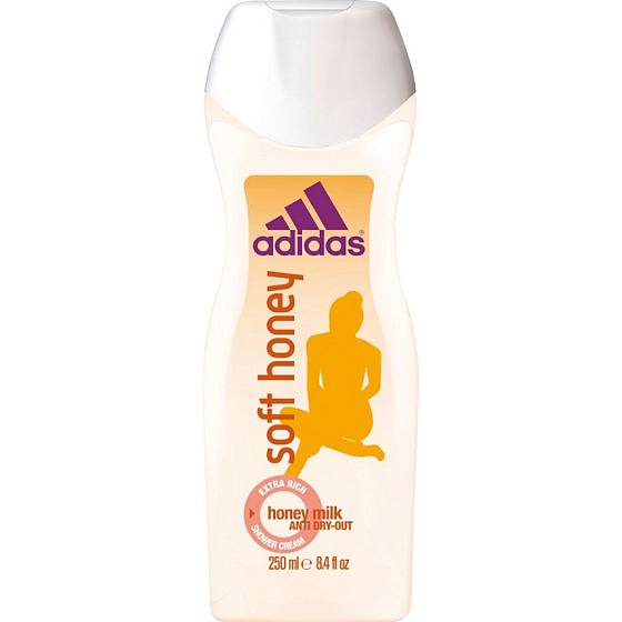 Adidas Soft Honey Duschgel für Frauen 250 ml