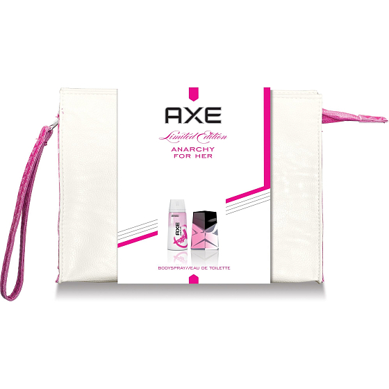 Axt Anarchie für Sie Eau de Toilette 50 ml + Deodorant Spray 150 ml + Kulturbeutel, Kosmetikset