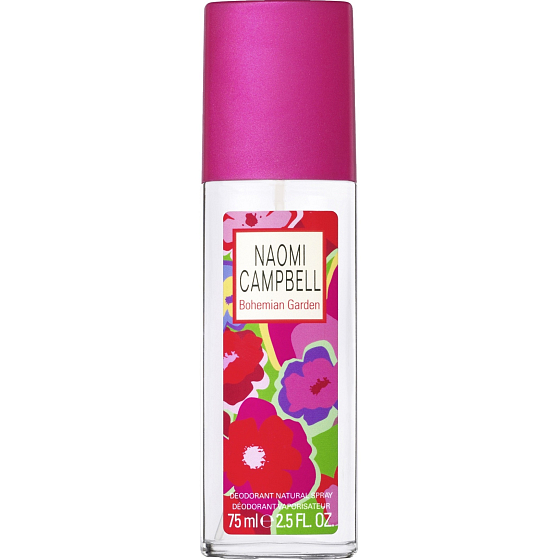 Naomi Campbell Bohemian Garden parfümiertes Deodorantglas für Frauen 75 ml