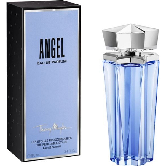 Thierry Mugler Angel Vertical Star parfümierte nachfüllbare Wasserflasche für Frauen 100 ml