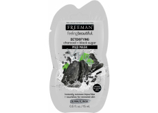 Freeman Feeling Beautiful Aktivkohle und Schwarzer Zucker Schlamm-Gesichtsmaske für normale und Mischhaut 15 ml