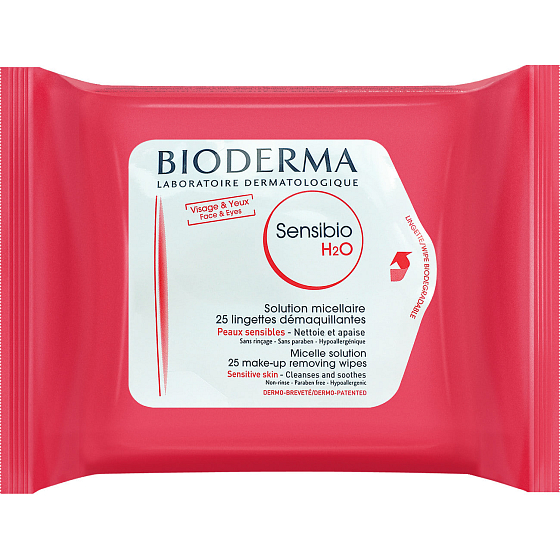 Bioderma Sensibio H2O Mizellenwischtücher 25 Stück