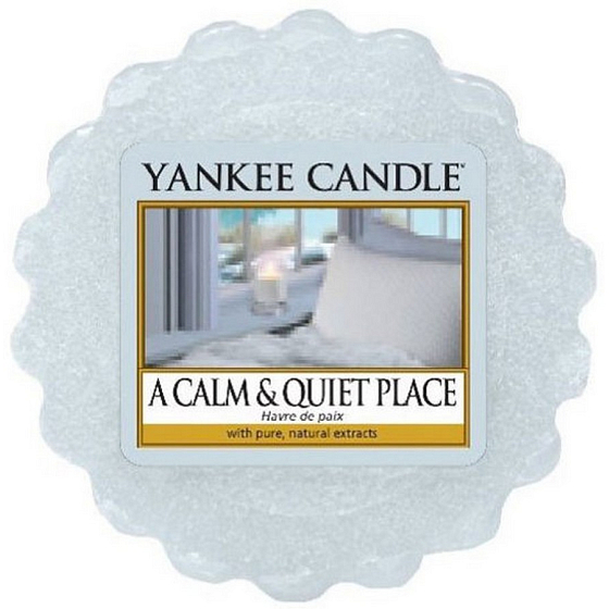 Yankee Candle Ein ruhiger und ruhiger Ort - Ein friedlicher und ruhiger Ort, duftendes Wachs für Aromalampen 22 g