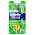 Gillette Blue 3 Sense Care 3-Klingen Einwegrasierer für Herren 6 Stück