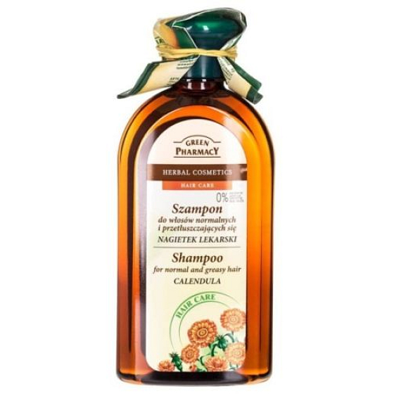 Green Pharmacy Ringelblumen- und Rosmarinöl-Shampoo für normales - fettiges Haar 350 ml