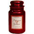 Village Candle Erfrischender Granatapfel - Melograno Glassare Duftkerze im Glas 2 Dochte 602 g