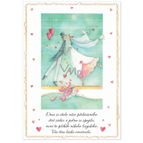 Albi Envelope Spielkarten Newlyweds Kissing Fear, Seidlová Etwas ist mit uns passiert 14,8 x 21 cm