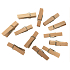 Holzstifte 3,5 cm, 12 Stück