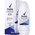 Rexona Maximum Protection Clean Scent Antitranspirant Deodorant Roll-On für Frauen 50 ml