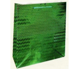 Nekupto Geschenk Papiertüte Hologramm Standard 23 x 18 x 10 cm Grün THM