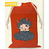 Nekupto Stoffbeutel Santa Devil rot 220 x 320 mm