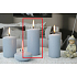 Lima Eispastell Kerze hellblauer Zylinder 60 x 120 mm 1 Stück