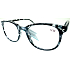 Berkeley Lesebrille +2,5 Plastik Tabby weiß-schwarz 1 Stück MC2198