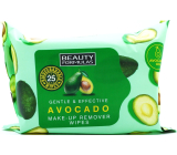 Beauty Formulas Avocado Exfoliating Facial Wipes mit Avocadoöl 25 Stück