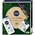 Nivea Men Sensitive Fresh Sensitive Duschgel für Körper, Gesicht und Haare 250 ml + Sensitive Pro Aftershave Balsam mit Hanf für Männer 100 ml + Deep Black Carbon Amazonia Antitranspirant Deodorant Spray 150 ml, Kosmetikset für Männer
