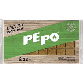 PE-PO Holzanzünder, 32 Anzünder, Packung