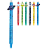 Colorino gummierter Stift Space Life blau, blaue Mine 0,5 mm