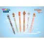 Colorino Gummierter Stift Kleine Füchse schwarz, blaue Mine 0,5 mm