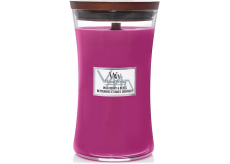 WoodWick Wild Berry & Beets Duftkerze mit Holzdocht und Deckel Glas groß 609,5 g