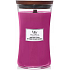 WoodWick Wild Berry & Beets Duftkerze mit Holzdocht und Deckel Glas groß 609,5 g