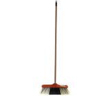 Herr Clanax. Besen Besen mit Stange Holzimitation 130 cm dickes Gewinde